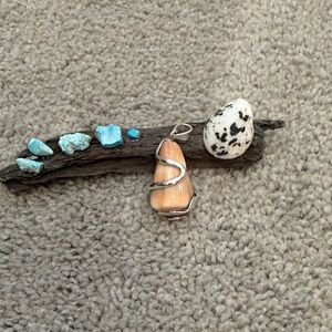 Handmade in Bali Sterling Silver and Shell Pendant